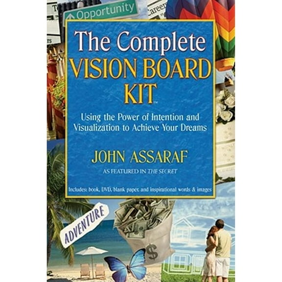 Pre-Owned The Complete Vision Board Kit: Using the Power of Intention and Visualization to Achieve Your Dreams [With Vision Board BookWith Inpirational Words an (Paperback) 1582701911 9781582701912