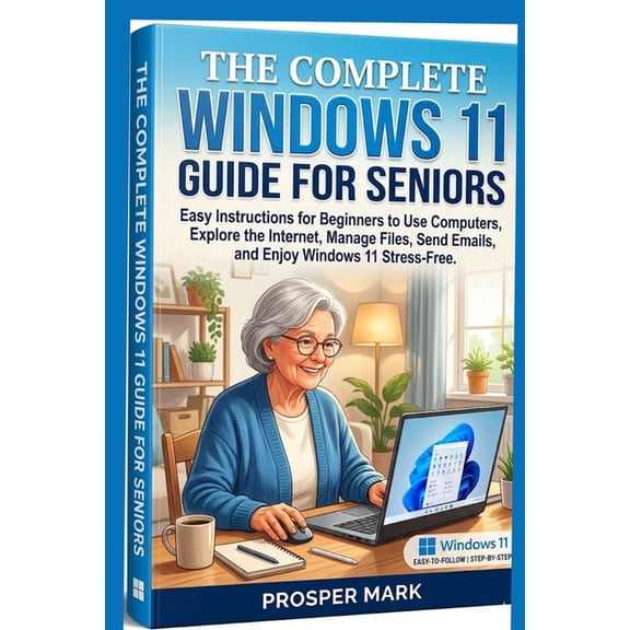 The Complete Windows 11 Guide for Seniors: Easy Instructions for Beginners to Use Computers, Explore the Internet, Manag, (Paperback)