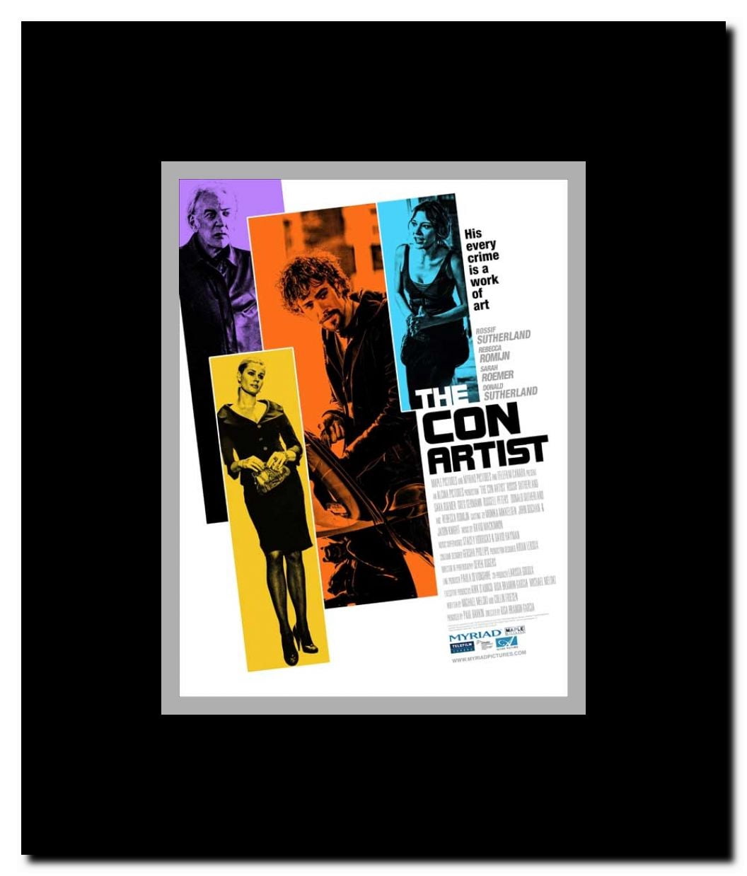 The Con Artist Framed Movie Poster