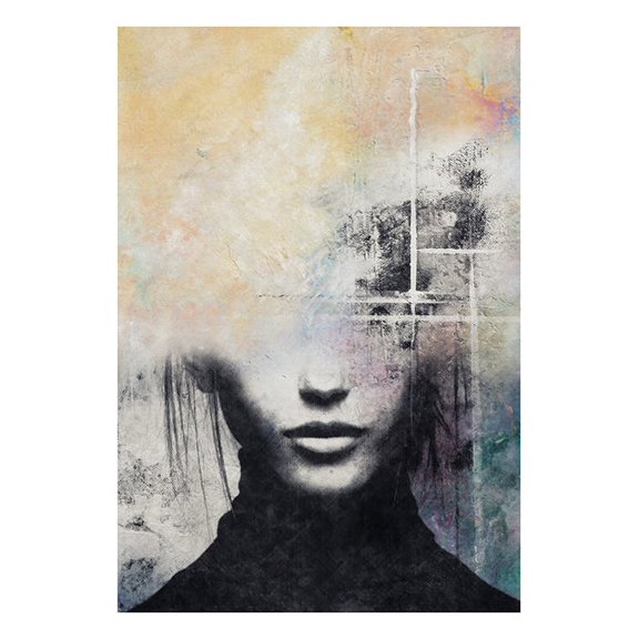 The Concept Of Beauty Print Wall Art, Modern Wall Decor For Living Room Bedroom, 8x12 UNFRAMED