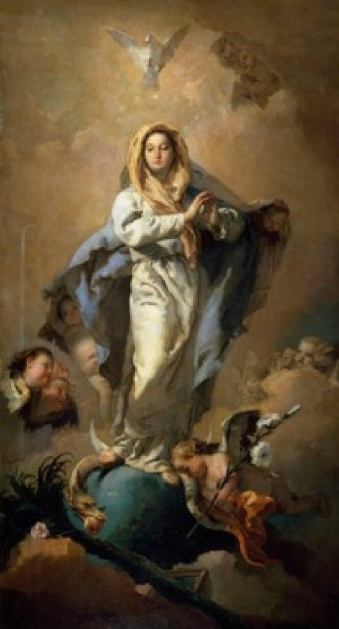 The Conception Giovanni Battista Tiepolo (1696-1770 Italian) Canvas Art - Giovanni Battista Tiepolo (24 x 36)