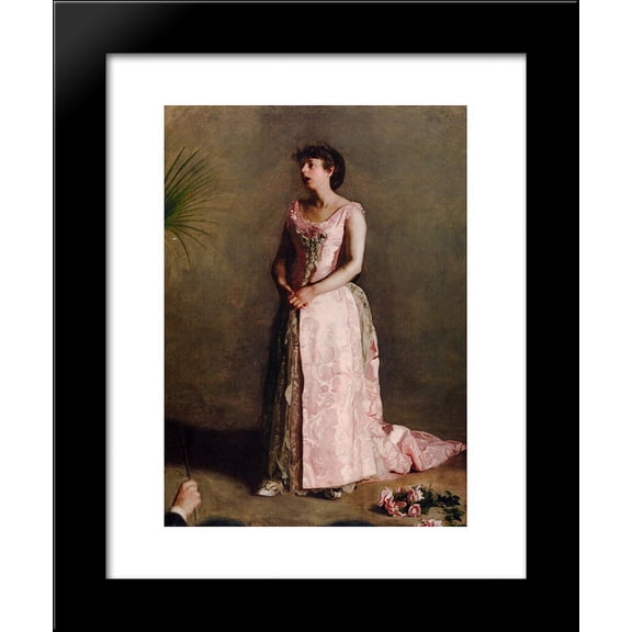 The Concert Singer 20x24 Framed Art Print by Thomas Eakins