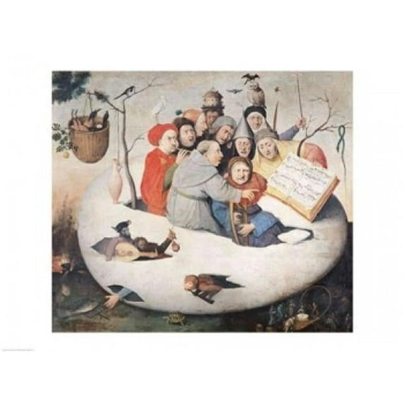 The Concert in The Egg Poster Print by Hieronymus Bosch - 36 x 24 in. - Large