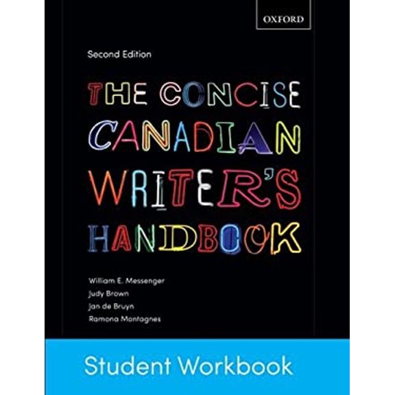 Pre-Owned The Concise Canadian Writer's Handbook: Student Workbook (Paperback) 0195447093 9780195447095