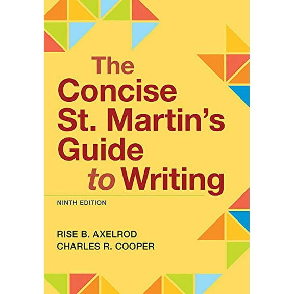 Pre-Owned The Concise St. Martin's Guide to Writing, 9781319245061, 1319245064, Paperback, Ninth edition