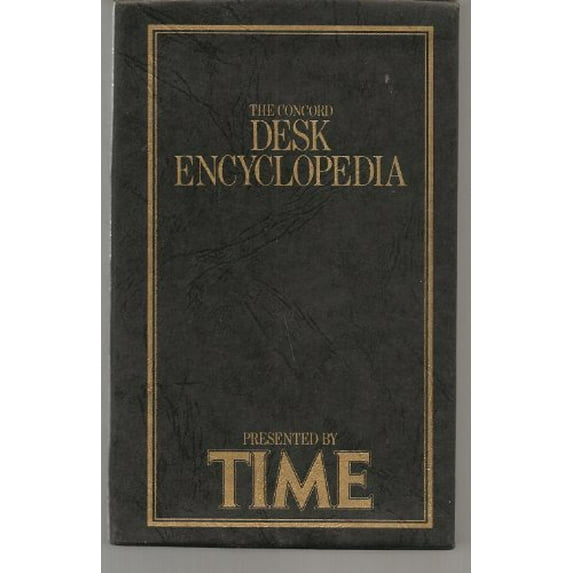 Pre-Owned The Concord Desk Encyclopedia 3 Volume Boxed Set Paperback Time