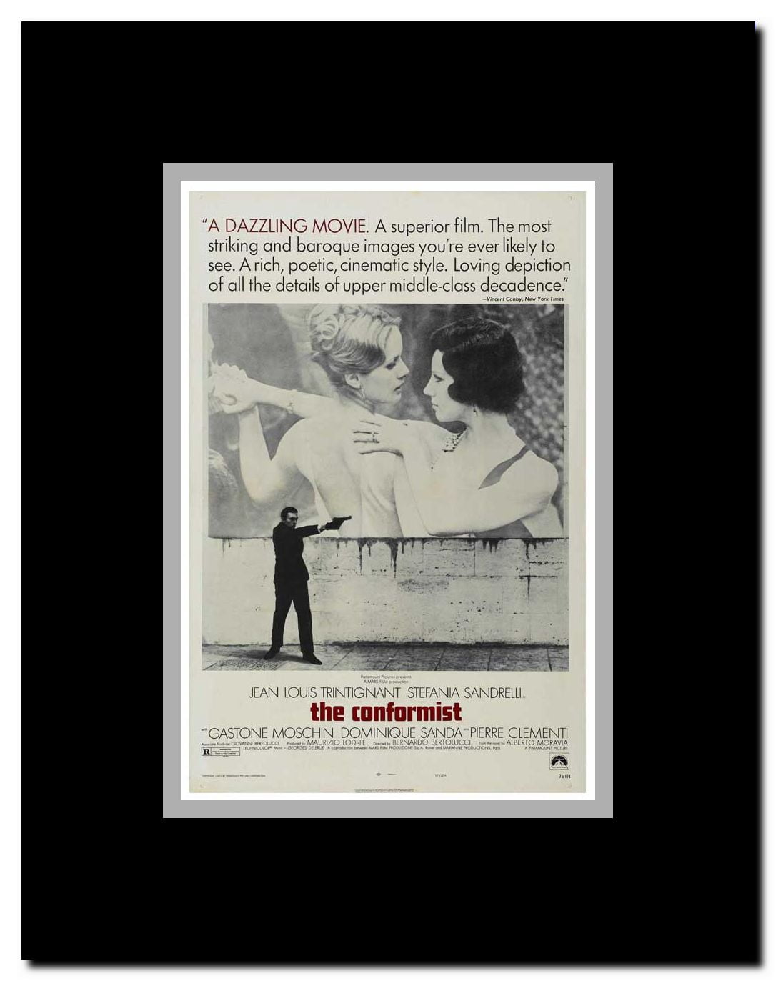 The Conformist Framed Movie Poster