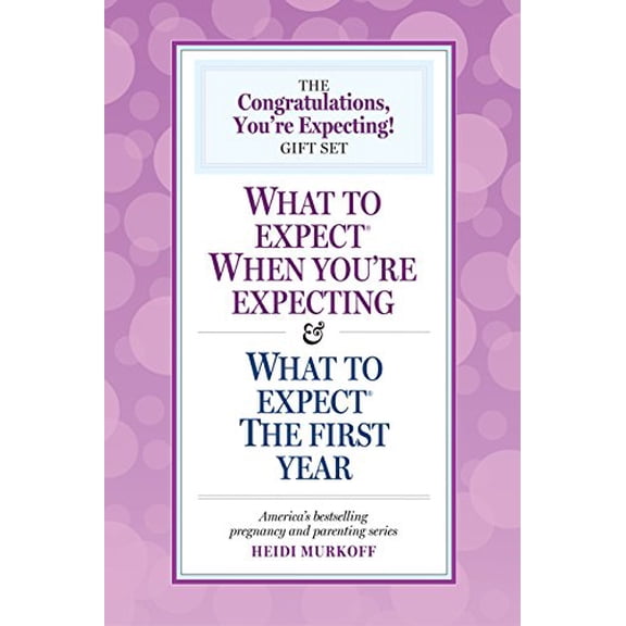 Pre-Owned The Congratulations, You're Expecting! Gift Set: What to Expect When You're Expecting & What to Expect the First Year Paperback