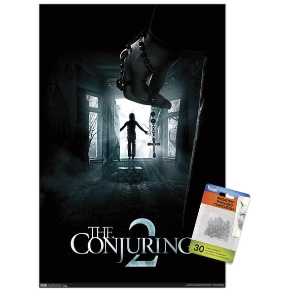 The Conjuring 2 - One Sheet Wall Poster with Pushpins, 14.725" x 22.375"