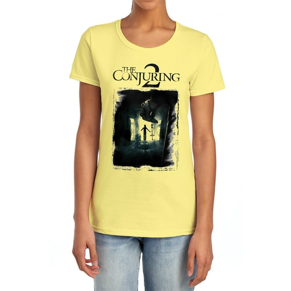 The Conjuring 2 Poster Women's T Shirt, Banana, X-Large