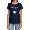 thumbnail image 1 of The Conjuring 2 Poster Women's T Shirt, Navy, 2X-Large, 1 of 6