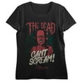 thumbnail image 1 of The Conjuring 4: Last Rites (2025) Red Monster and Ghost, The Dead cant scream! text and logo on black Adult T-Shirt-Small, 1 of 4