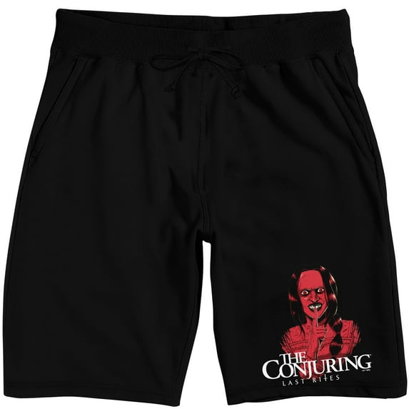 The Conjuring 4: Last Rites (2025) Shh on Black Adult Lounge Short-XXL