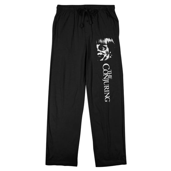 The Conjuring Anabelle Movie Men's Black Sleep Pajama Pants-Medium