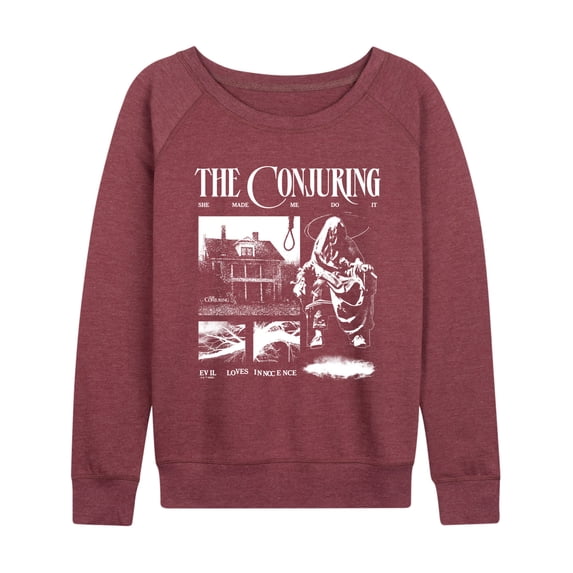 The Conjuring - Conjuring Zine - Women's French Terry Long Sleeve Pullover