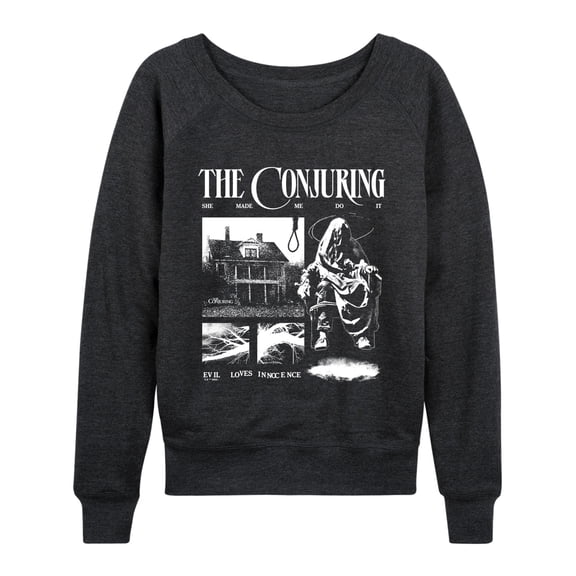 The Conjuring - Conjuring Zine - Women's French Terry Long Sleeve Pullover