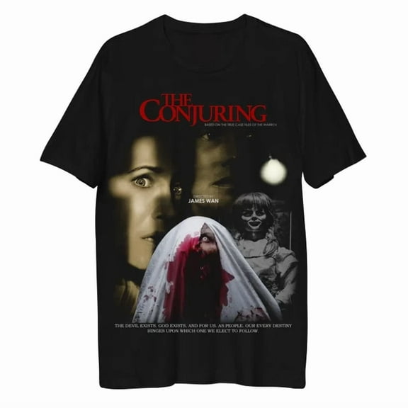 The Conjuring Last Rites 2025 T-Shirt ,Black Color,Size M