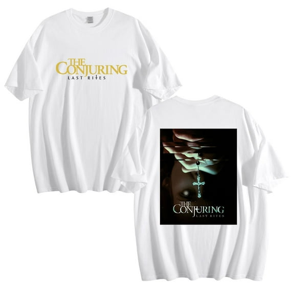 The Conjuring Last Rites Cotton Tshirt Men Women Short Sleeve Vintage 90s Tops Tees