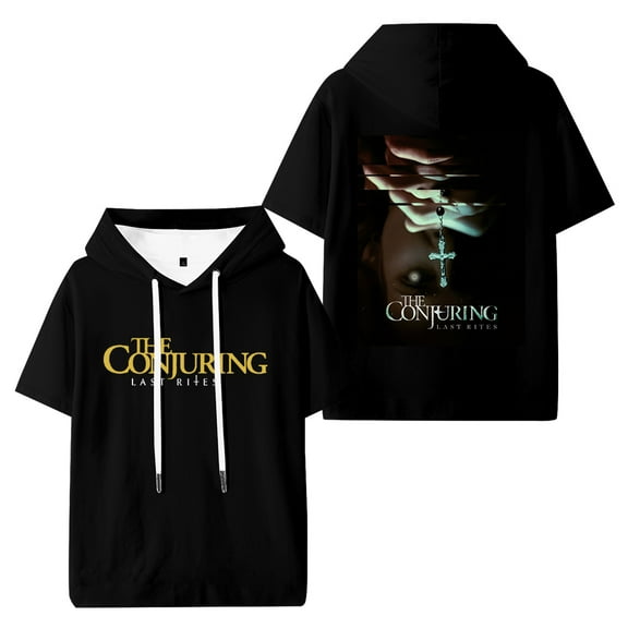 The Conjuring Last Rites Hooded Short Sleeve Vintage 90s Pullover Men Women Hoodies