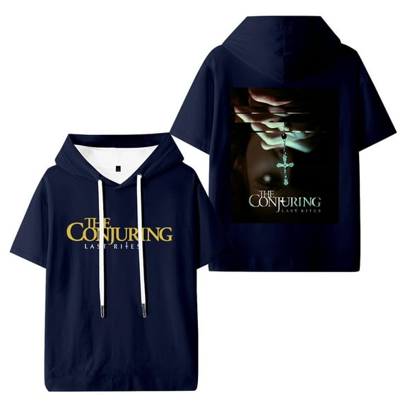 The Conjuring Last Rites Hooded Short Sleeve Vintage 90s Pullover Men Women Hoodies