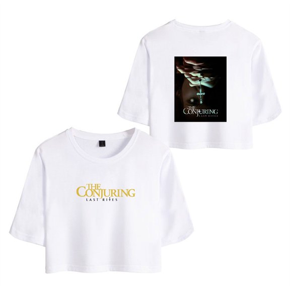 The Conjuring Last Rites Short Tee Unique Crop Top Casual Short Sleeve Funny Tshirt