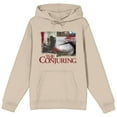 thumbnail image 1 of The Conjuring Photo Collage Long Sleeve Sand Women's Hooded Sweatshirt-XXL, 1 of 4