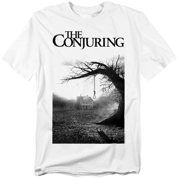 The Conjuring T-Shirt Poster Unisex Graphic Tee For Men & Women White 