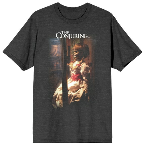 The Conjuring Skeleton Woman Poster Art Juniors Charcoal Heather T-shirt-Medium