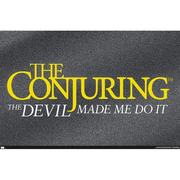 The Conjuring: The DeVil Made Me Do It - Logo Wall Poster, 14.725" x 22.375"