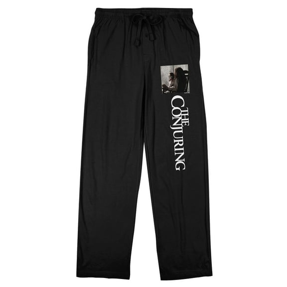 The Conjuring Title Art Men's Black Sleep Pants-Large