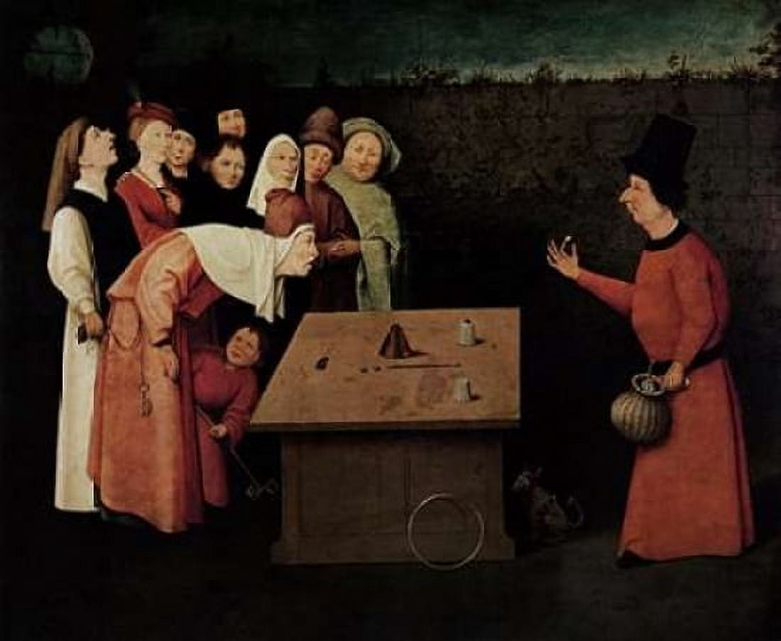 The Conjuror Canvas Art - Hieronymus Bosch (22 x 28)