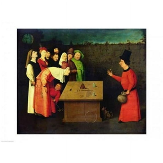 The Conjuror Poster Print by Hieronymus Bosch - 24 x 18 in.