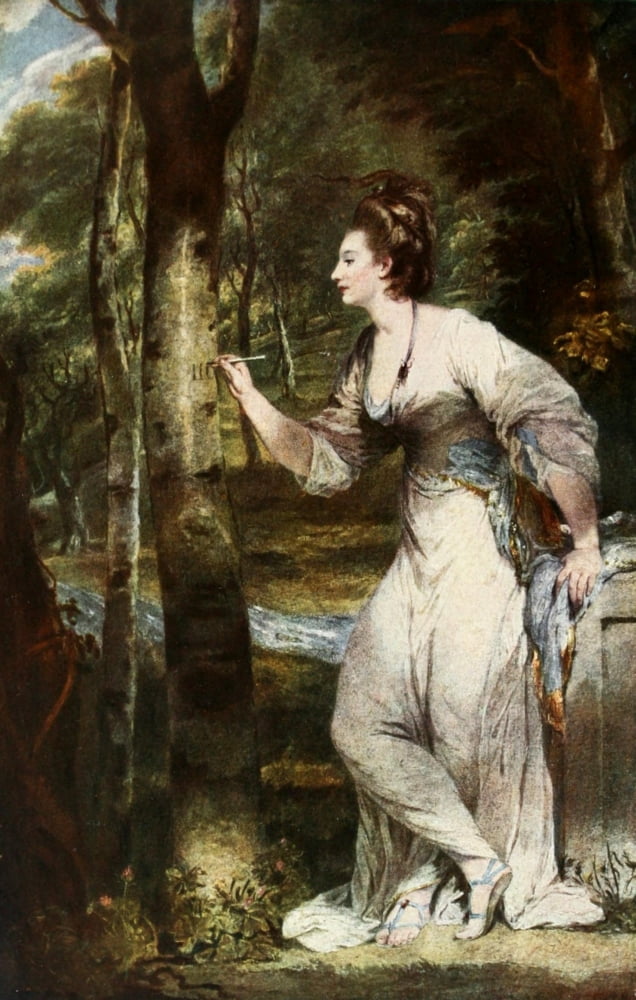 The Connoisseur 10 1904 Mrs Lloyd Canvas Art - Joshua Reynolds (18 x 24)