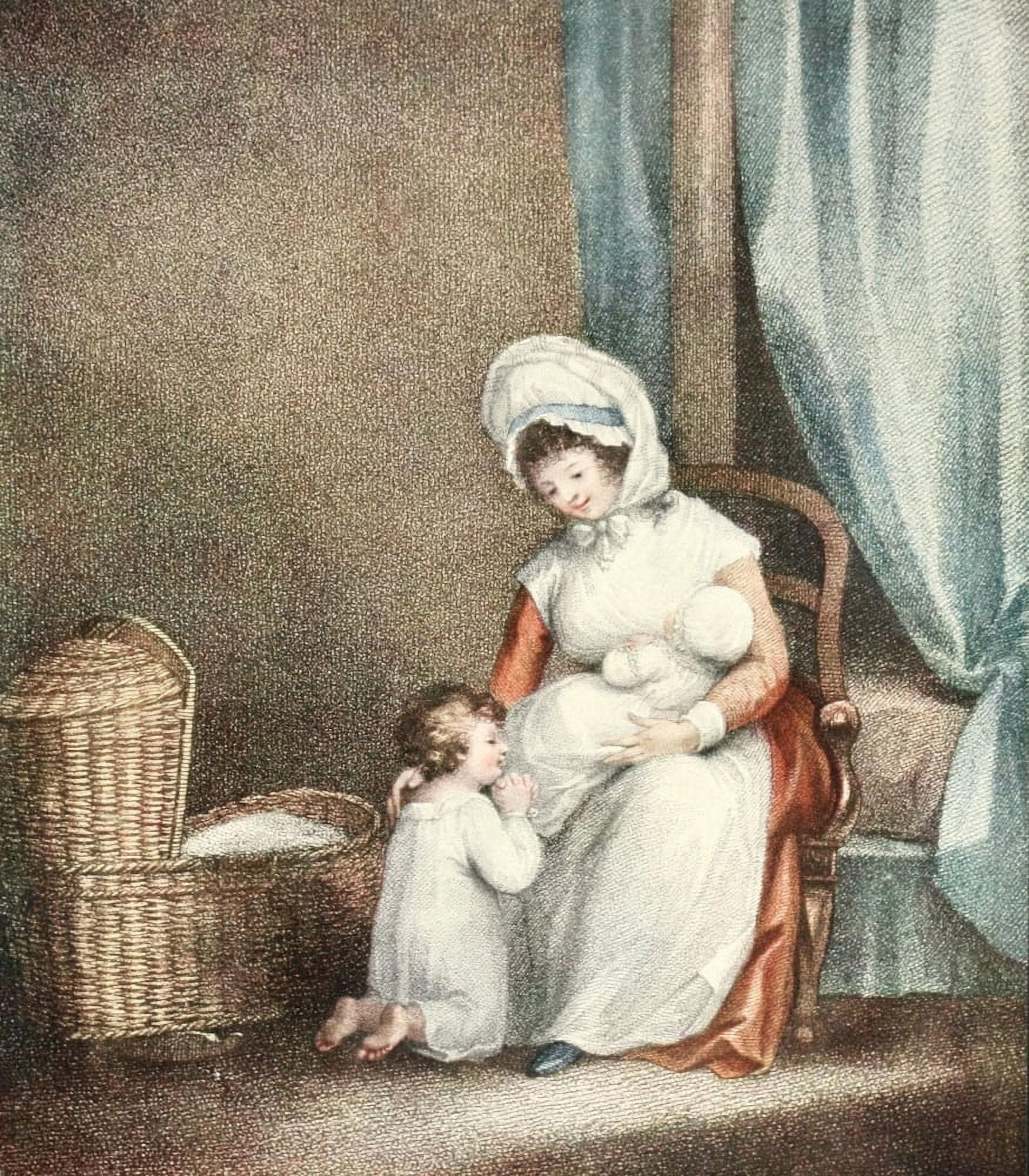 The Connoisseur 11 1905 Mother & child Canvas Art - Julia Conyers (18 x 24)
