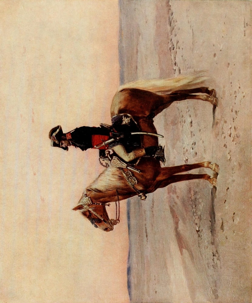The Connoisseur 20 1908 Napoleon in Egypt Canvas Art - ???douard Detaille (18 x 24)