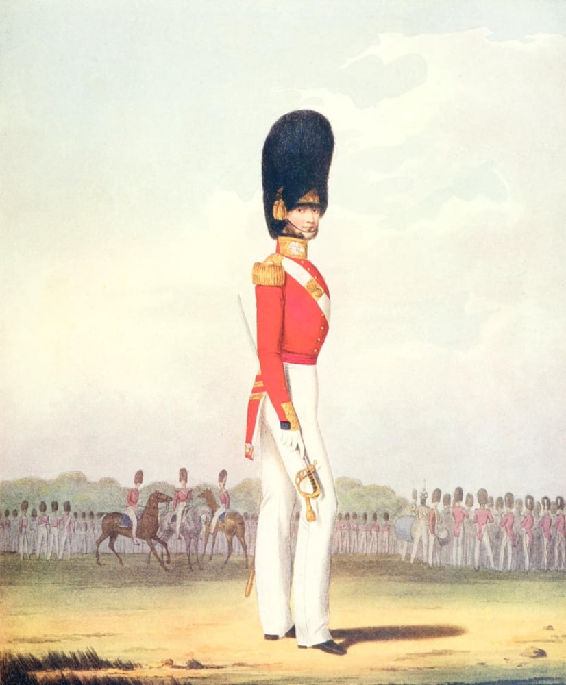 The Connoisseur 36 1913 Officer of the Grenadier Guards Canvas Art - L & Eschauzier Mansion (18 x 24)