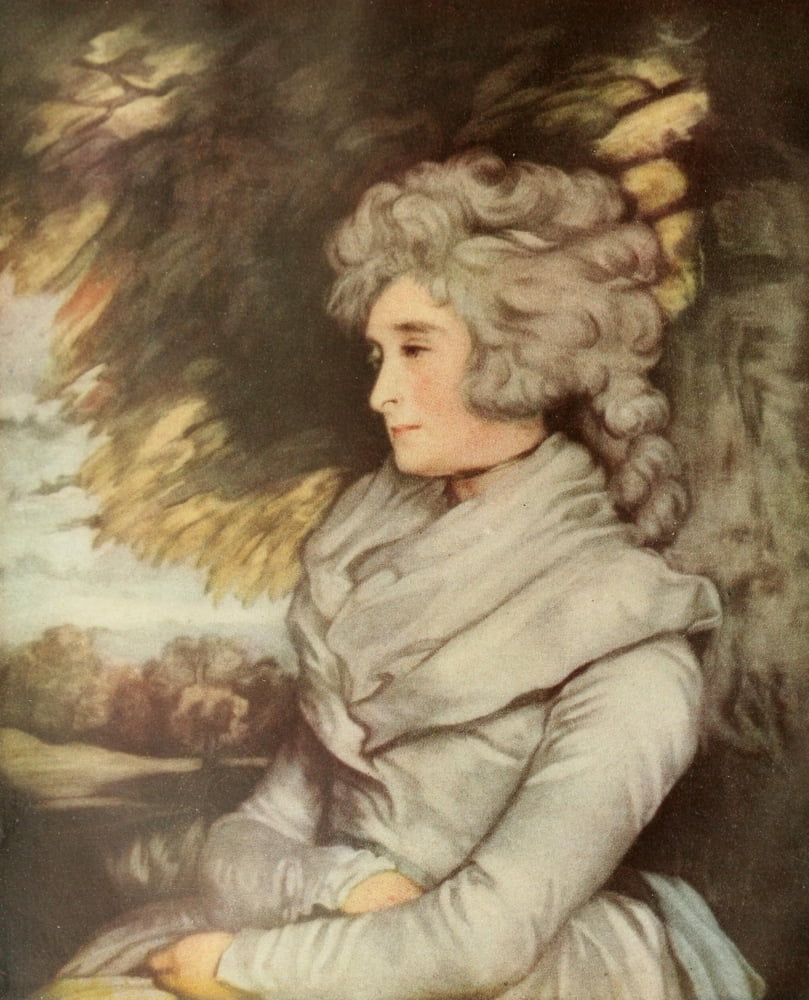 The Connoisseur 47 1917 Mrs Gwyn Canvas Art - John Young (18 x 24)