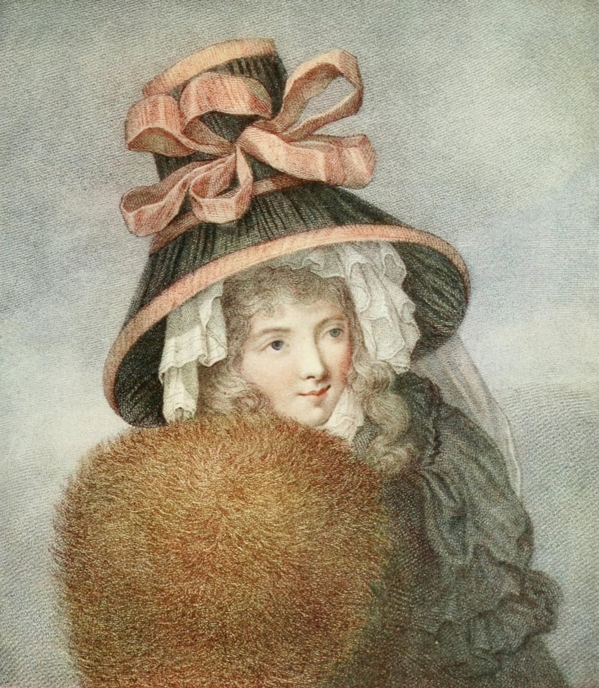 The Connoisseur 52 1918 Woman with muff Canvas Art - Francis Wheatley (18 x 24)