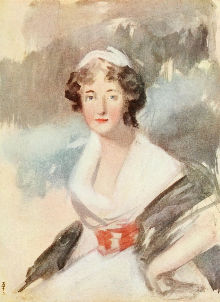 The Connoisseur 54 1919 Portrait of a lady 1 Canvas Art - George Chinnery (18 x 24)