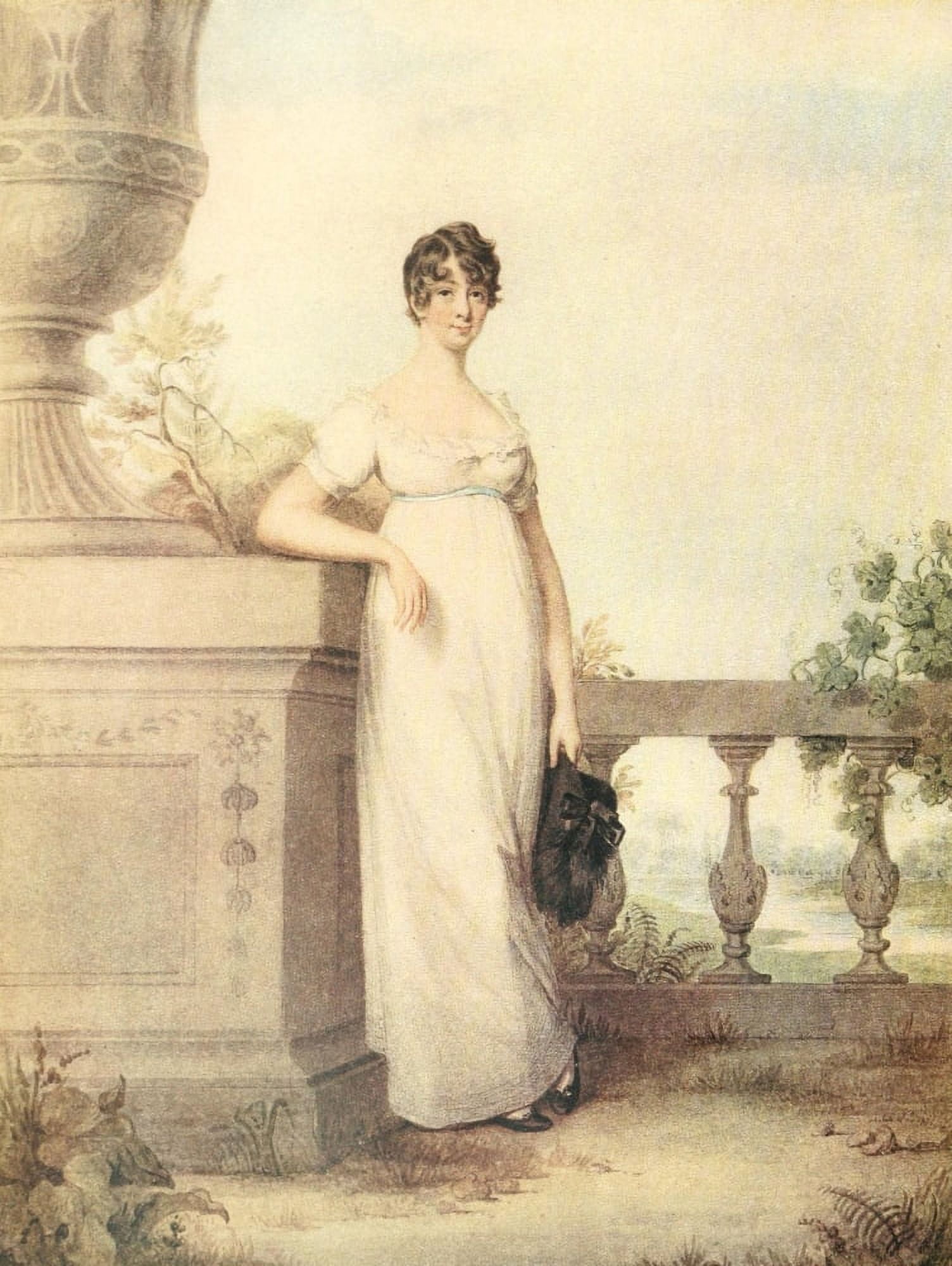 The Connoisseur 55 1919 Portrait of Lady Ducie Canvas Art - Alexander Pope (18 x 24)