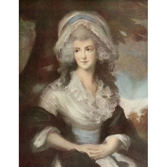 The Connoisseur 57 1920 Mrs. Harry Linton Poster Print by Gainsborough Dupont (24 x 36)