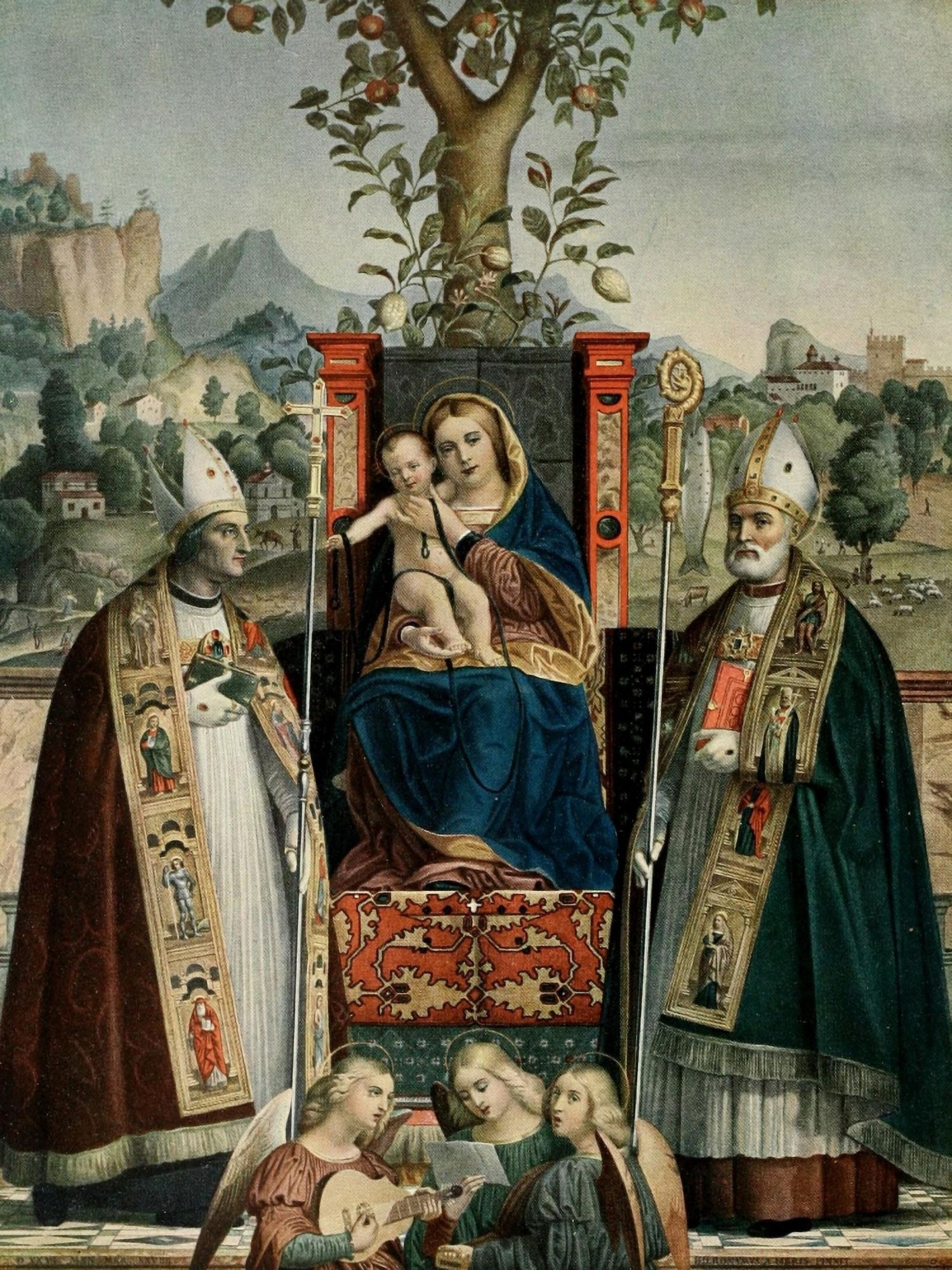 The Connoisseur 7 1903 Madonna & Child Canvas Art - Unknown (18 x 24)