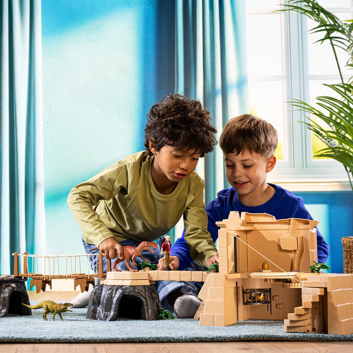 Schleich Dinosaurs - 169PC Conquest of The Dino Temple Mega Set - With 2 Dinosaur Figurines, Adventure Man Action Figure and Modular Play Structure - Dino Toys for Boys, Girls - Kids Ages 5+ | 42656