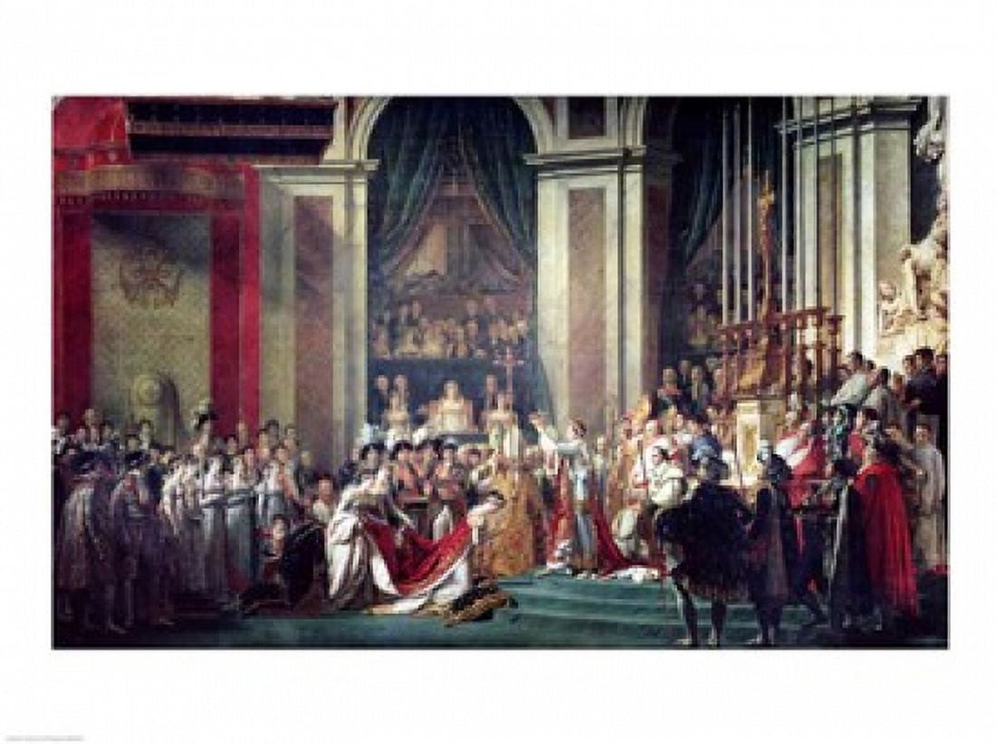 The Consecration of the Emperor Napoleon Canvas Art - Jacques-Louis David (24 x 18)