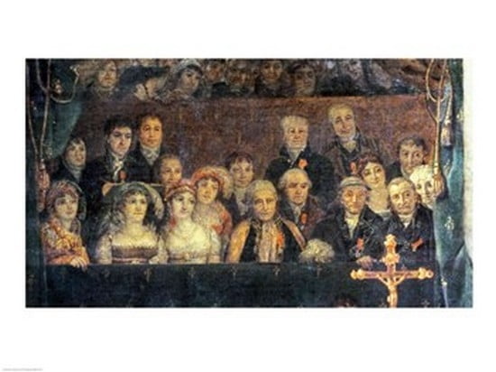 The Consecration of the Emperor Napoleon and the Coronation of the Empress Josephine detail Canvas Art - Jacques-Louis David (36 x 24)