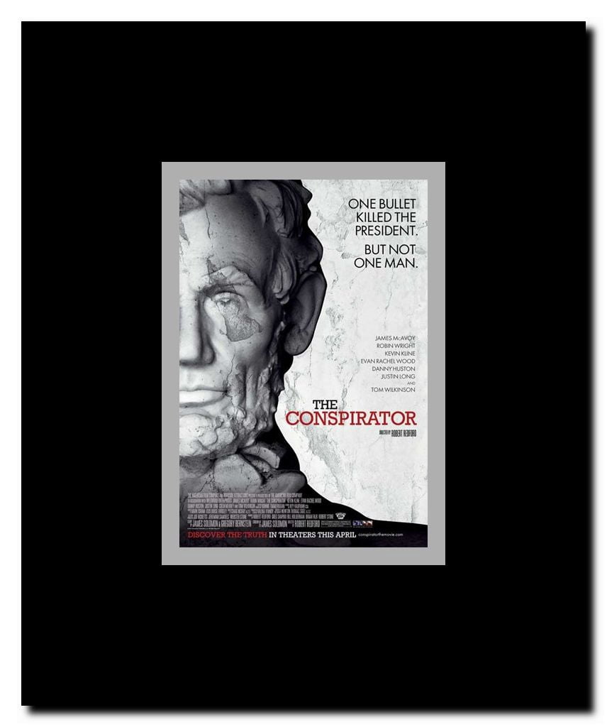 The Conspirator Framed Movie Poster