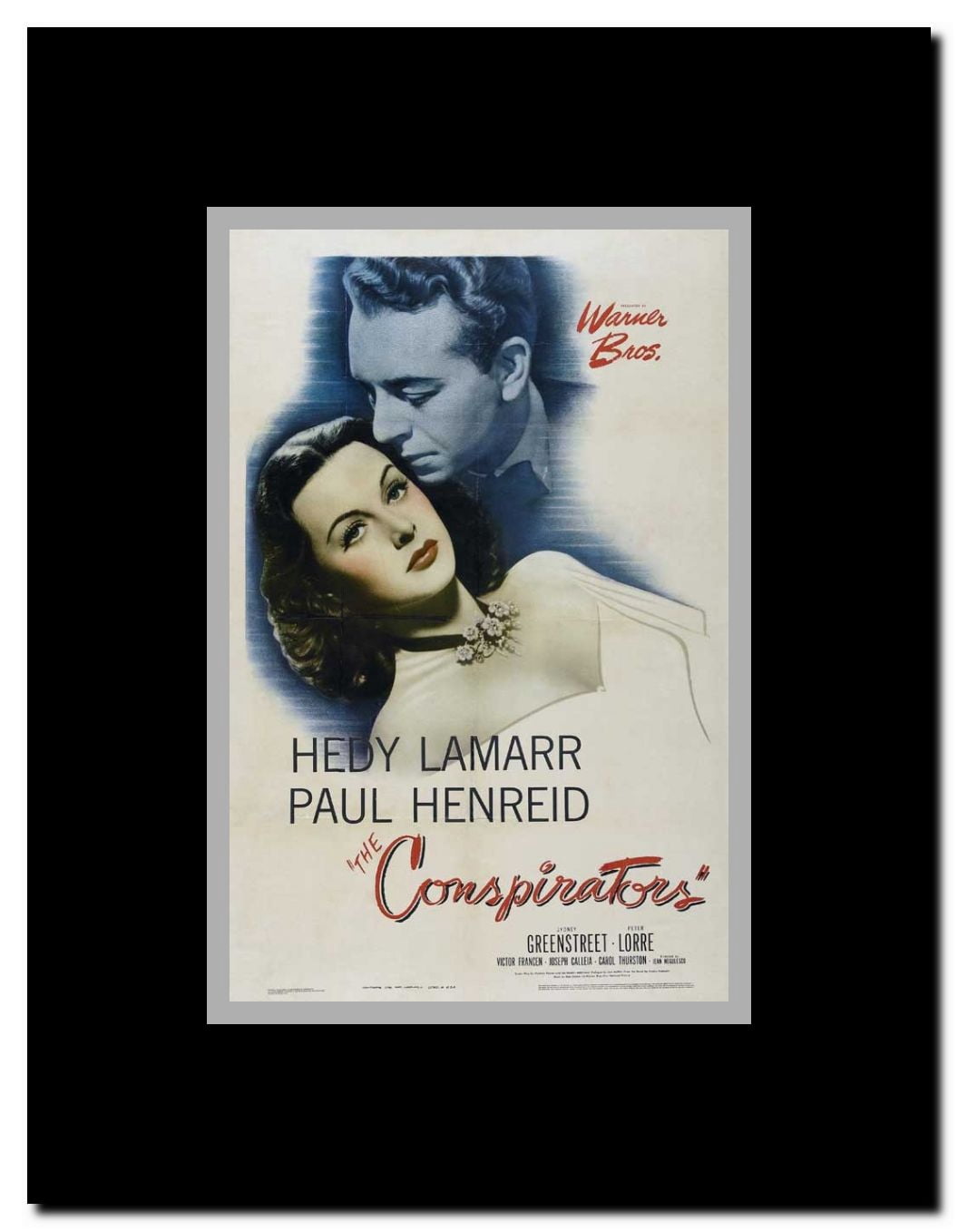The Conspirators Framed Movie Poster