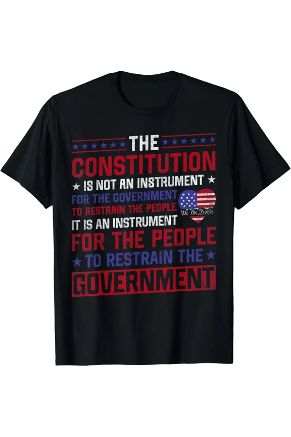 The Constitution Is An Instrument USA Patriotic American Liberty History Tee Unisex T-Shirt, S-5XL