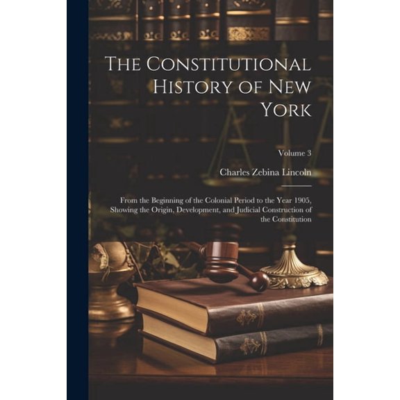 The Constitutional History of New York (Paperback)