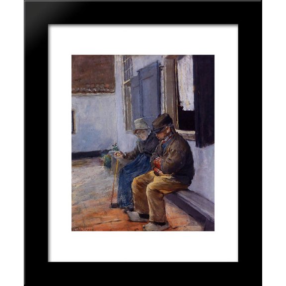 The Consultation 20x24 Framed Art Print by William Merritt Chase
